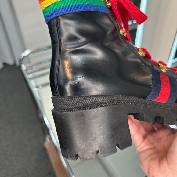 Gucci Rainbow Combat Boot - Picture 4 of 6